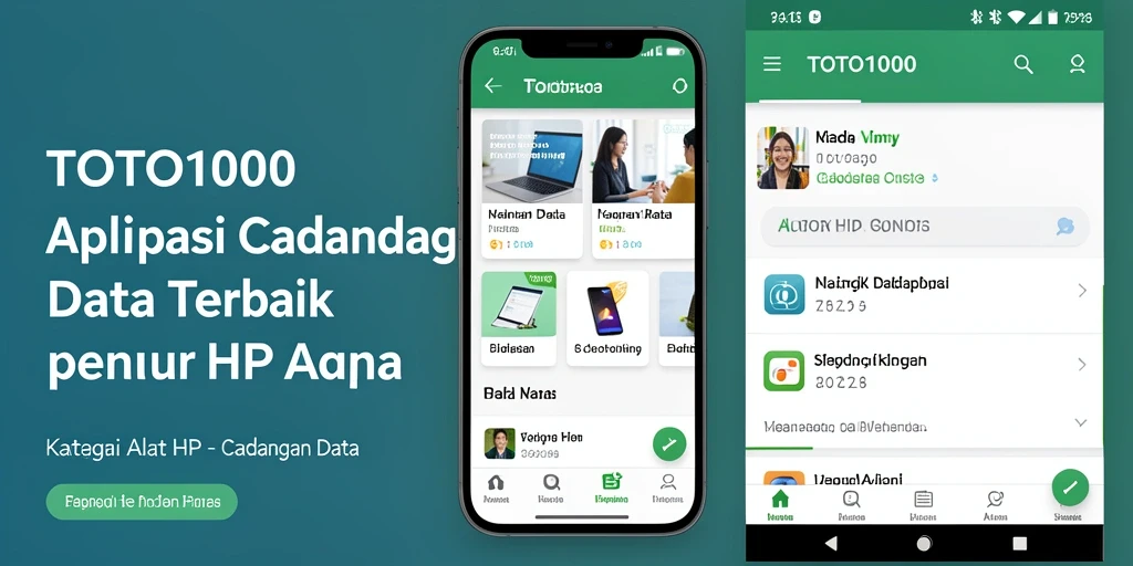 Tampilan antarmuka TOTO1000 yang sederhana dan mudah digunakan.
